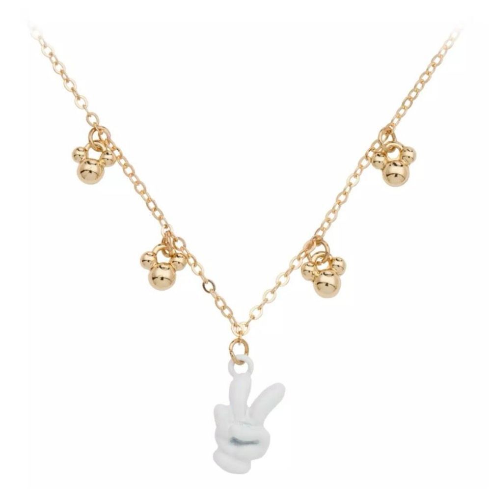 Mickey Mouse Glove Necklace Jewelry NEW Disney Gift